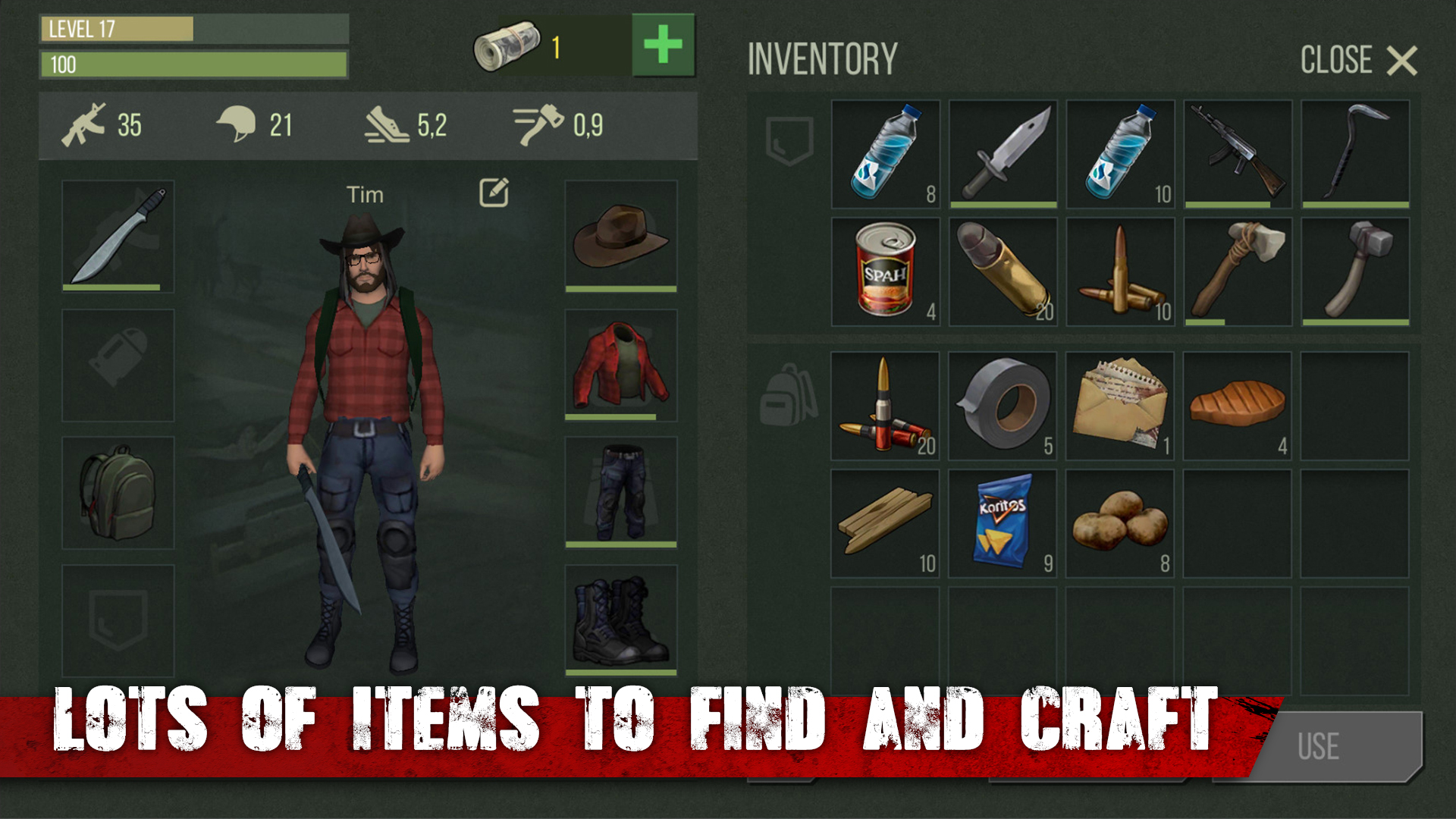 best zombie survival crafting
